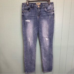 Democracy “Flex”-ellent Skinny Distressed Stretch Jeans Size 8